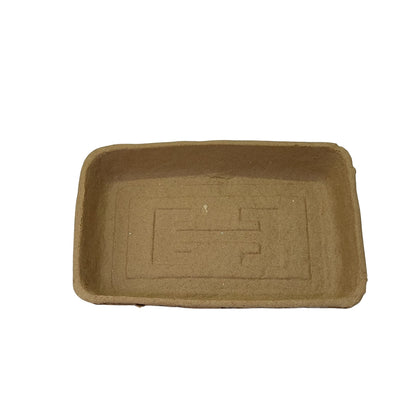 Bandeja Hortifruti biodegradável e compostável T2 19×13,5×2,5cm