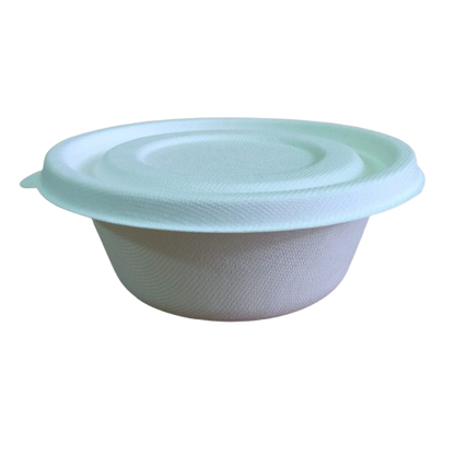 Bowl biodegradável e compostável com tampa – 650 ml