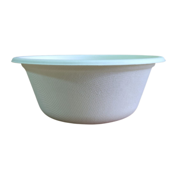 Bowl biodegradável e compostável com tampa – 650 ml