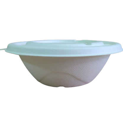 Bowl biodegradável e compostável com tampa – 750 ml