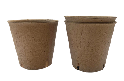 Vaso biodegradável compostável para mudas de plantas -100 un